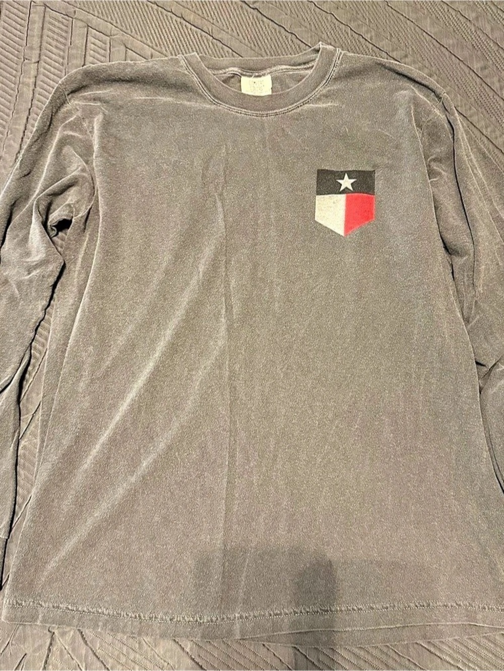 Comfort Colors Texas Tech Come And Take It Long Sleeve T-Shirt Tee Large